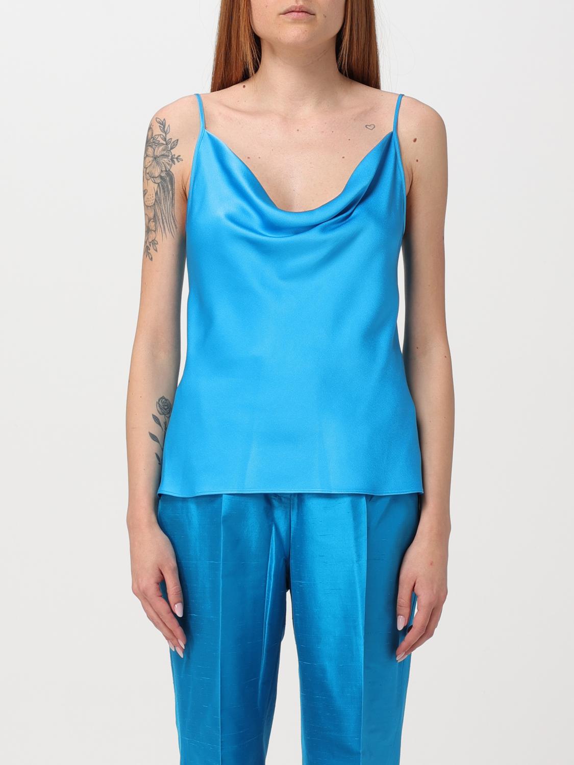 MAX MARA STUDIO Top MAX MARA STUDIO Woman colour Gnawed Blue