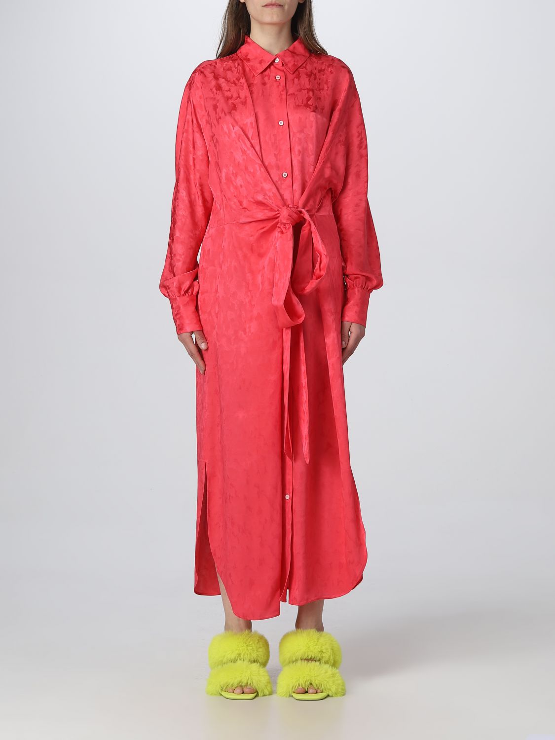 Msgm Dress MSGM Woman colour Fuchsia