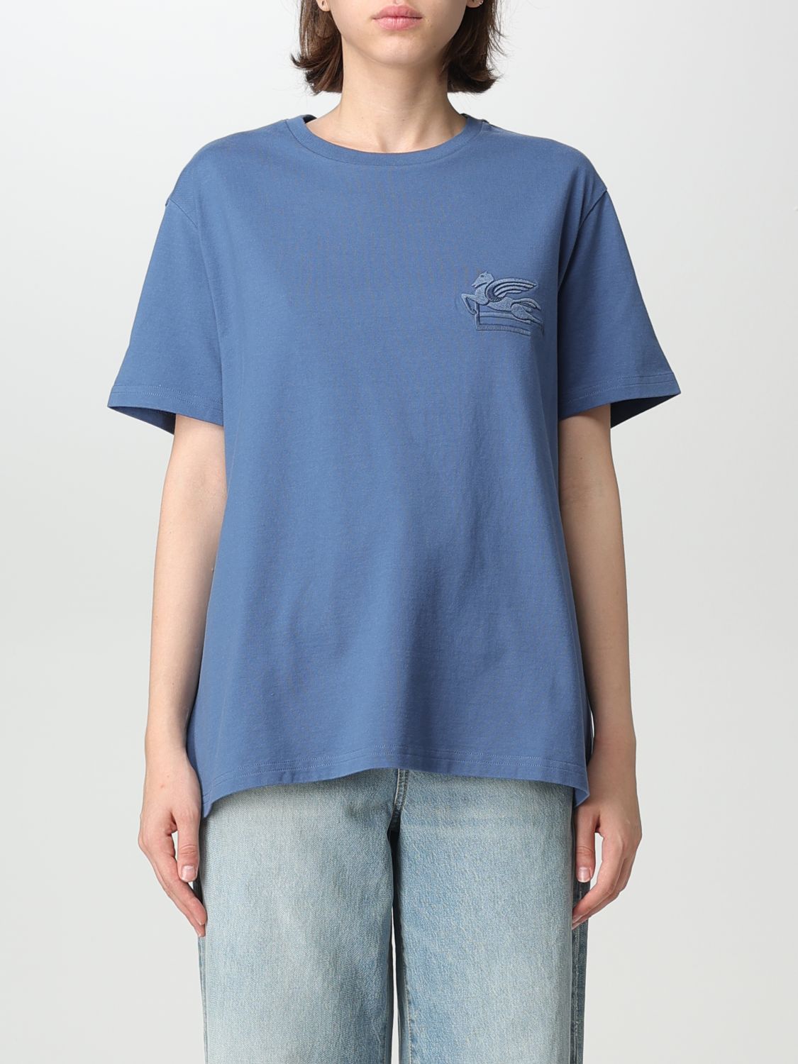 Etro T-Shirt ETRO Woman colour Blue