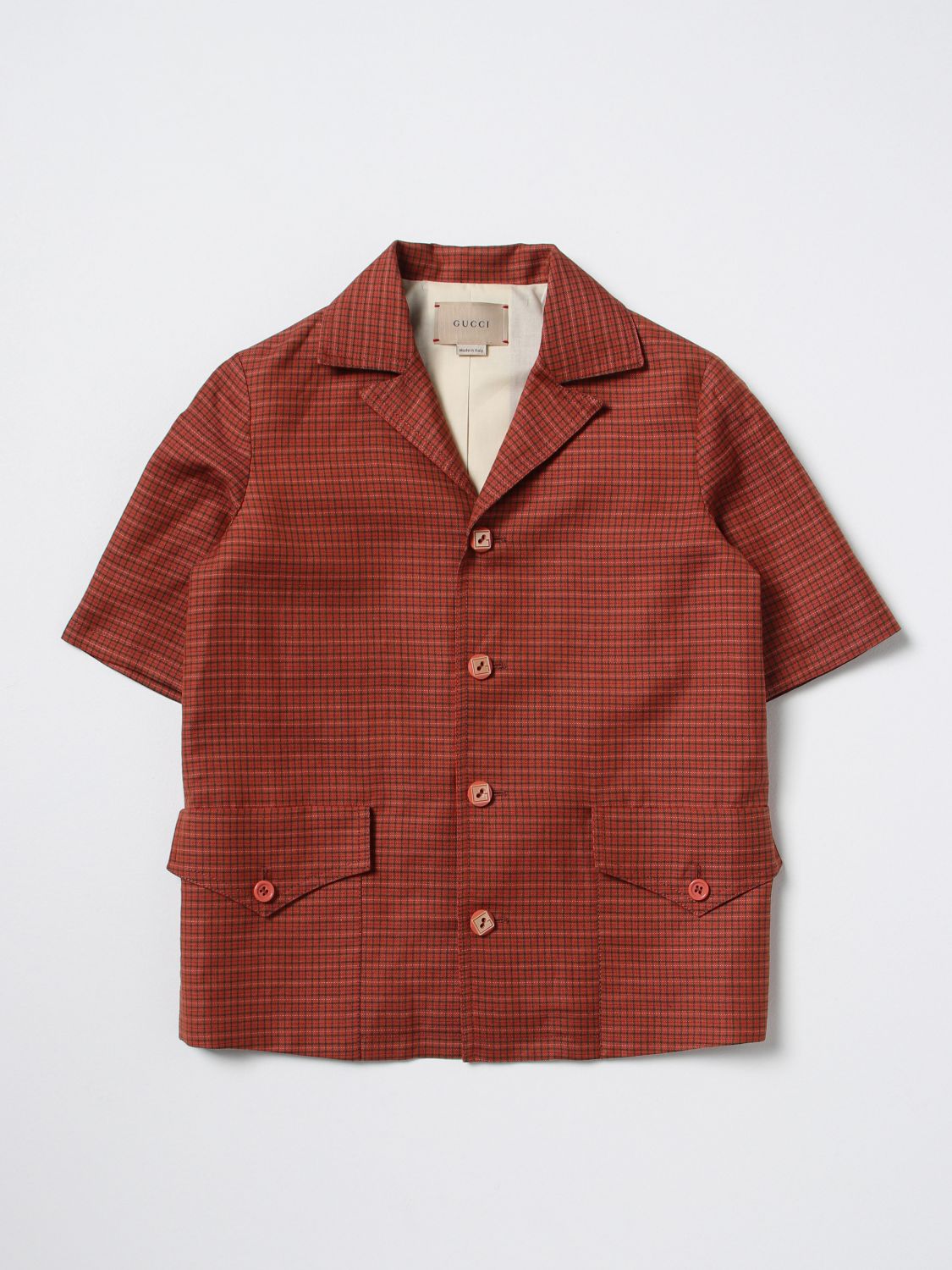 Gucci Jacket GUCCI Kids colour Rust