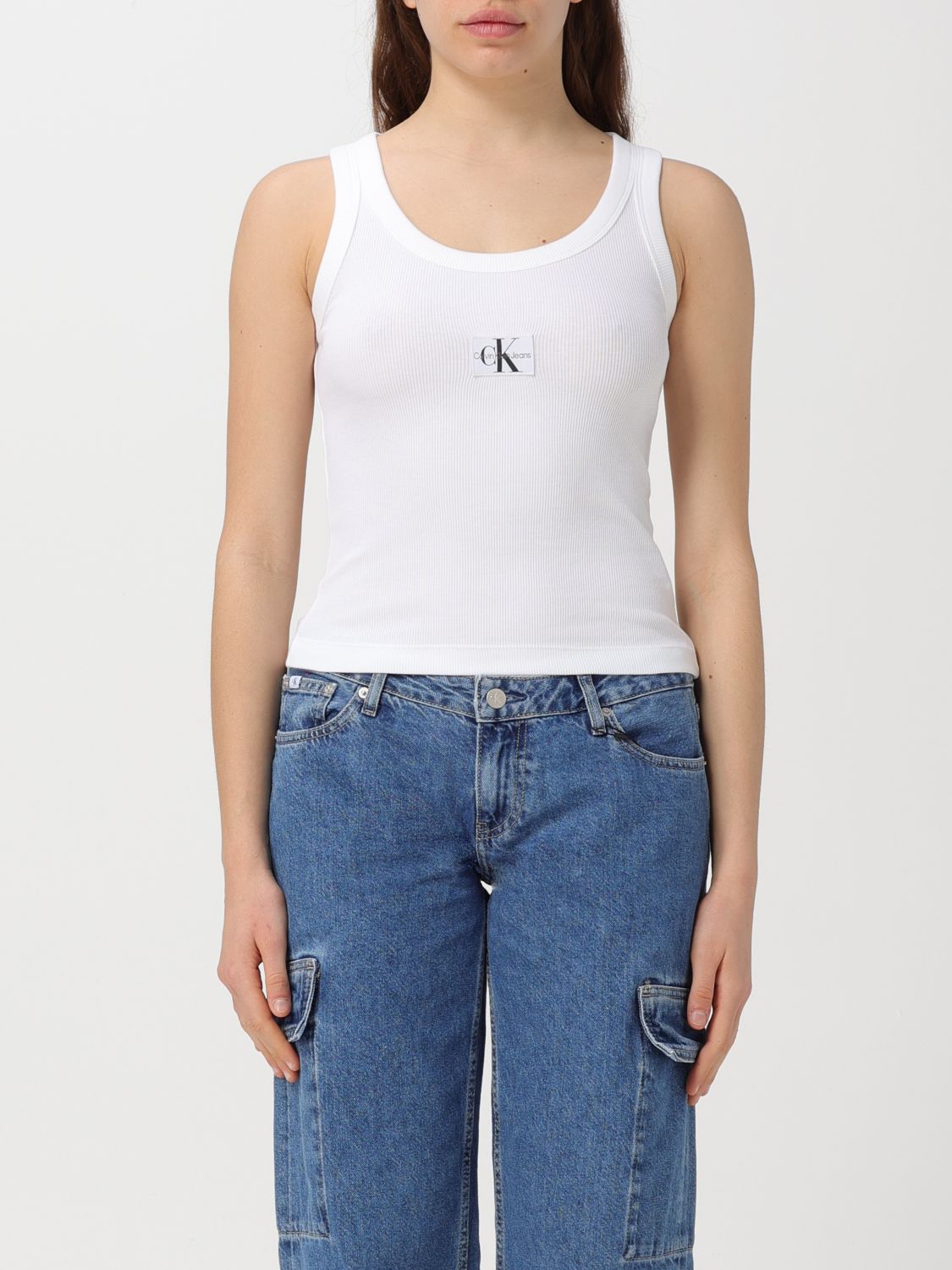 Ck Jeans Top CK JEANS Woman colour White