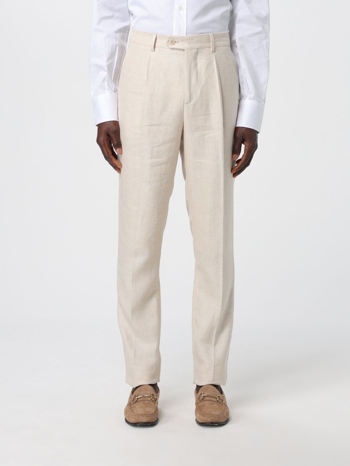 Brunello Cucinelli Trousers BRUNELLO CUCINELLI Men colour Beige