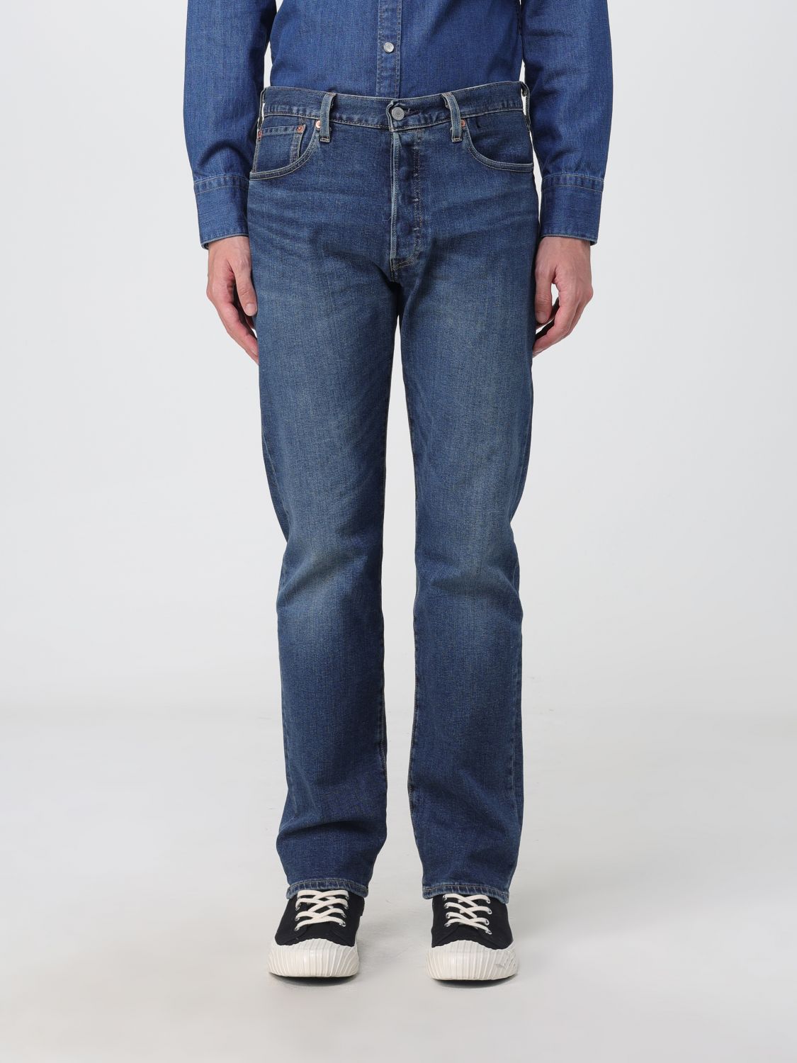 Levi's Trousers LEVI'S Men colour Denim