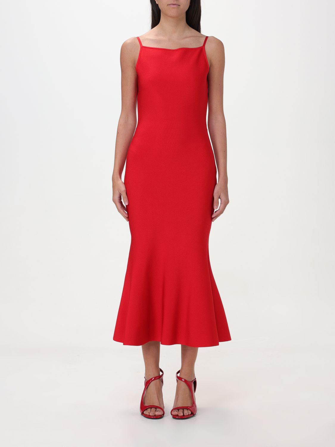 Alexander McQueen Dress ALEXANDER MCQUEEN Woman colour Red