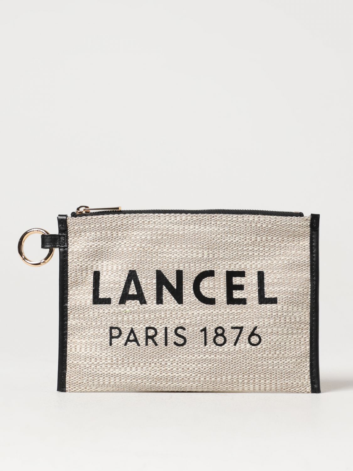 Lancel Clutch LANCEL Woman colour Black