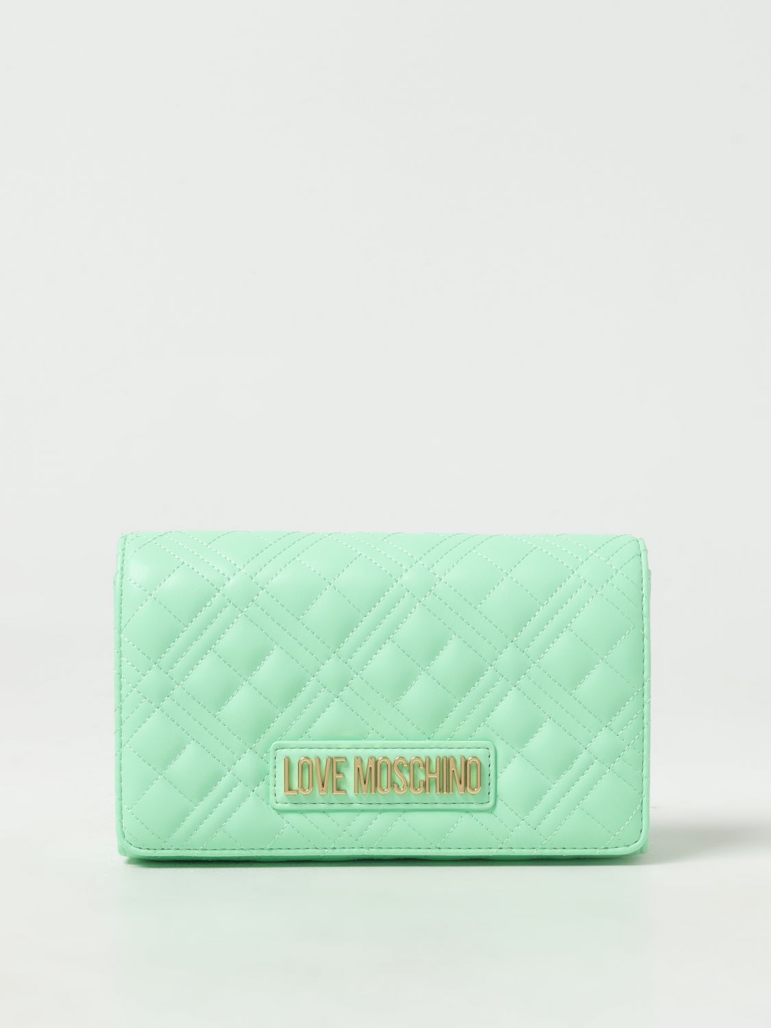 Love Moschino Crossbody Bags LOVE MOSCHINO Woman colour Green