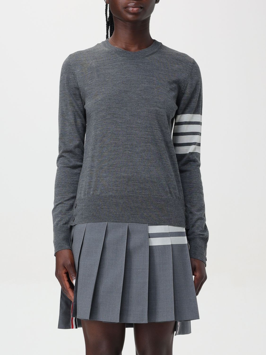 Thom Browne Sweater THOM BROWNE Woman color Grey