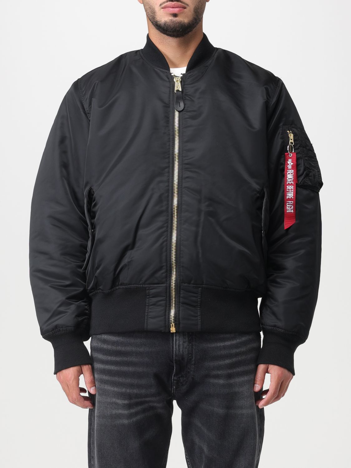 Alpha Industries Jacket ALPHA INDUSTRIES Men colour Black