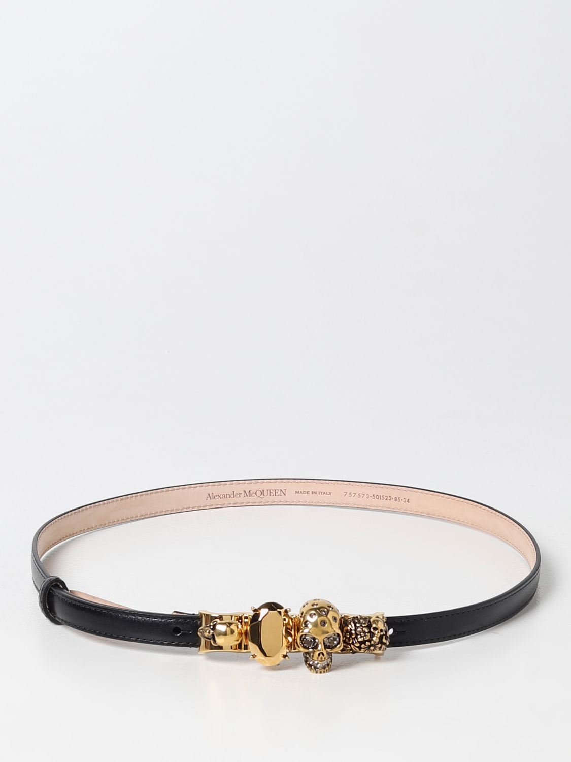 Alexander McQueen Belt ALEXANDER MCQUEEN Woman colour Black