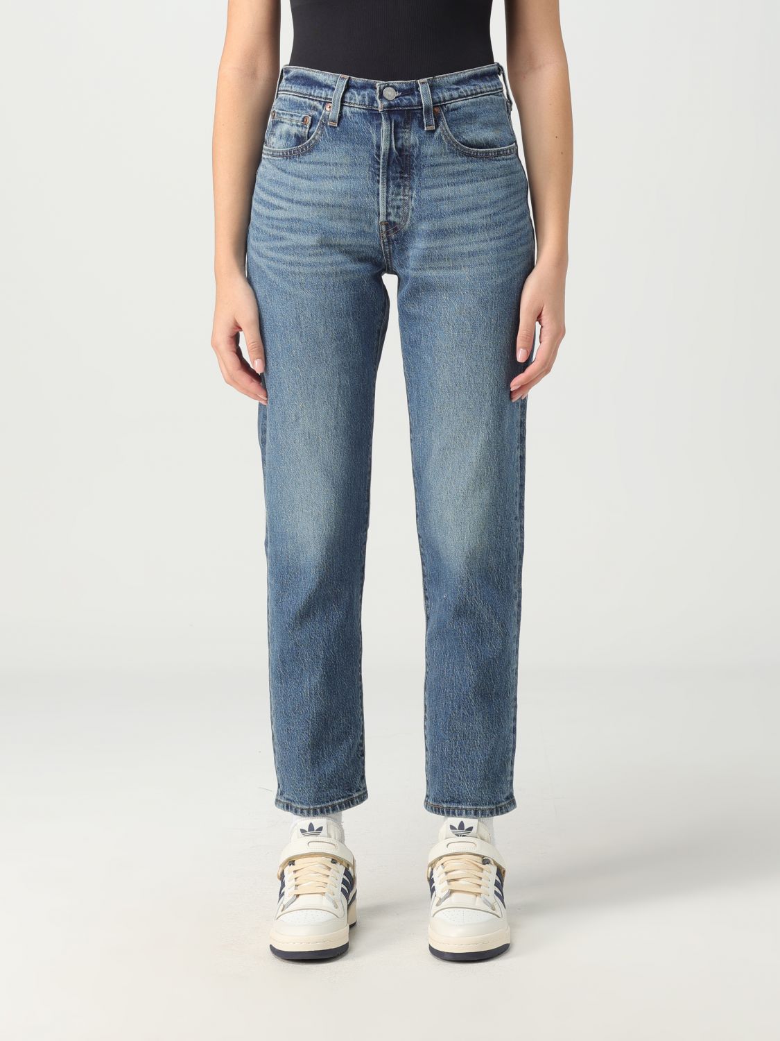 Levi's Trousers LEVI'S Woman colour Denim