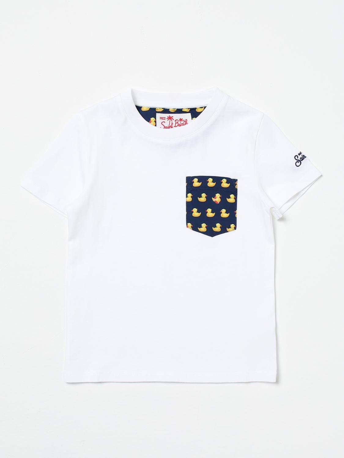 Mc2 Saint Barth T-Shirt MC2 SAINT BARTH Kids color White