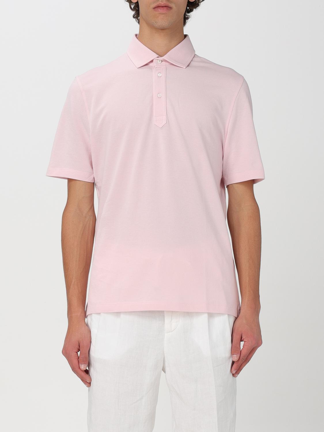 Brunello Cucinelli Polo Shirt BRUNELLO CUCINELLI Men colour Pink