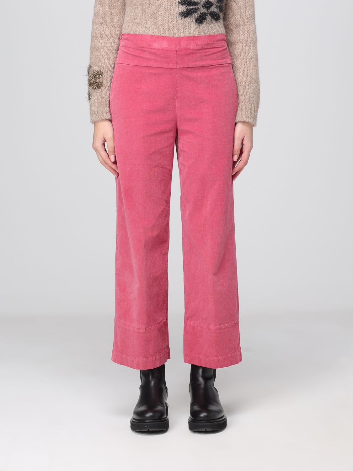 Alessia Santi Trousers ALESSIA SANTI Woman colour Pink