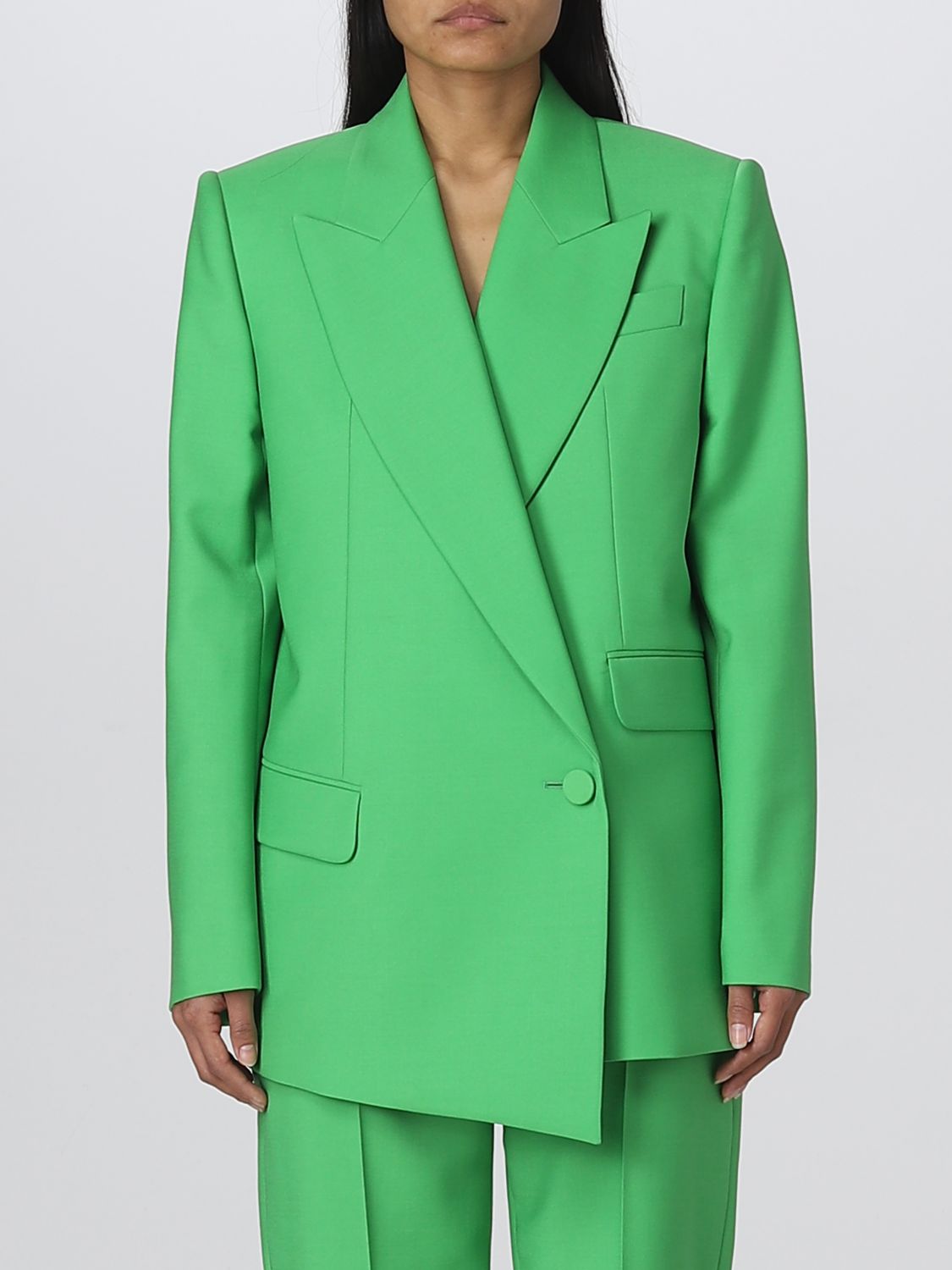 Alexander McQueen Blazer ALEXANDER MCQUEEN Woman colour Green