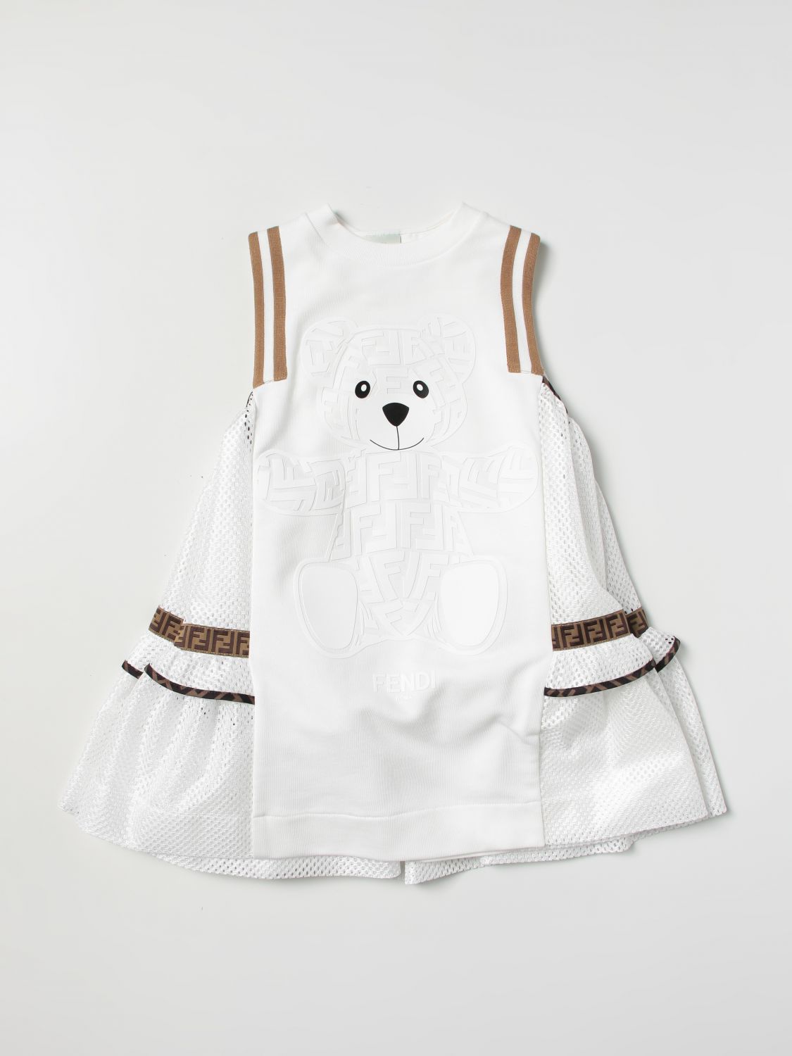 Fendi Kids Dress FENDI KIDS Kids colour Milk