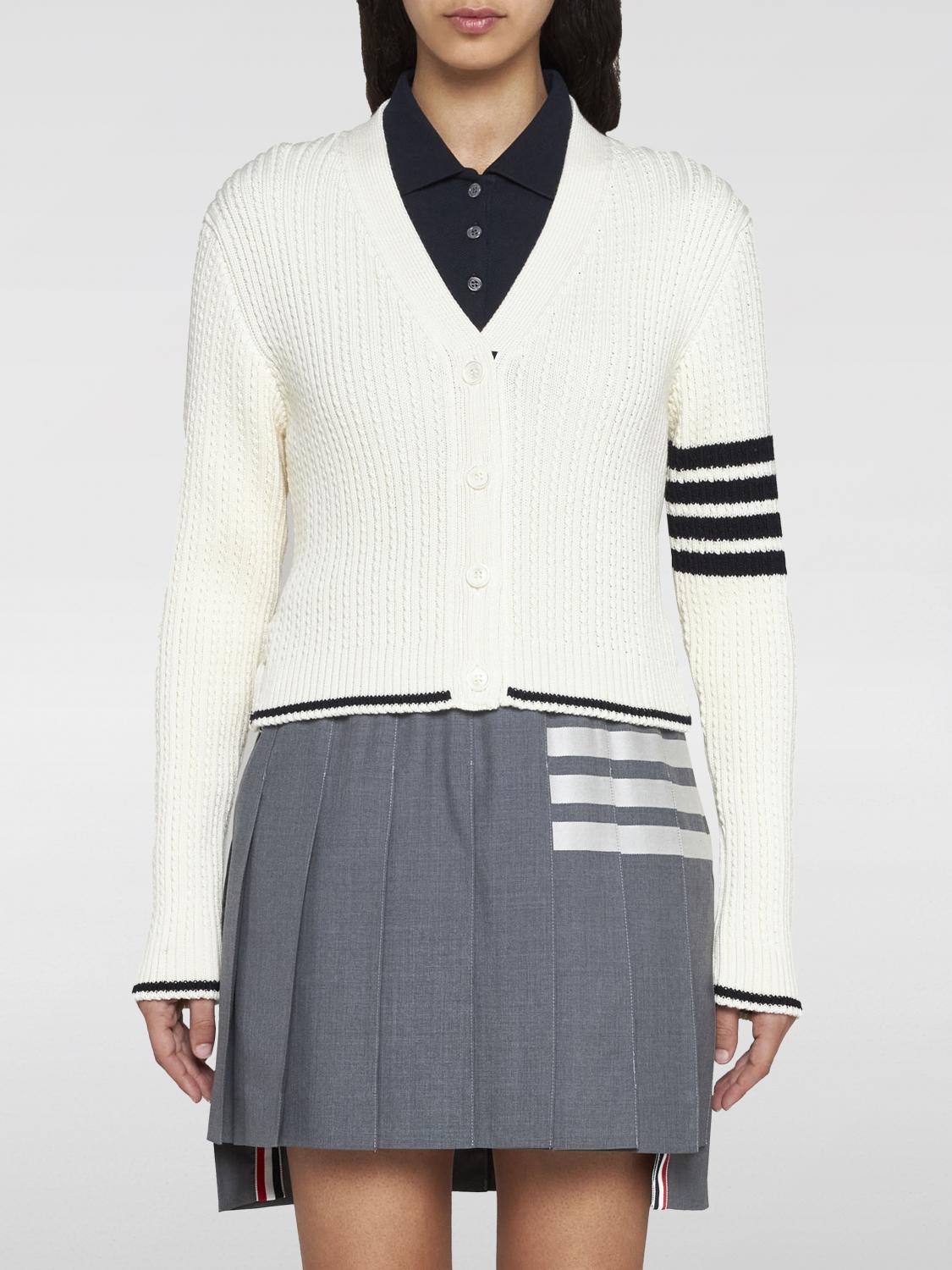 Thom Browne Cardigan THOM BROWNE Woman color White