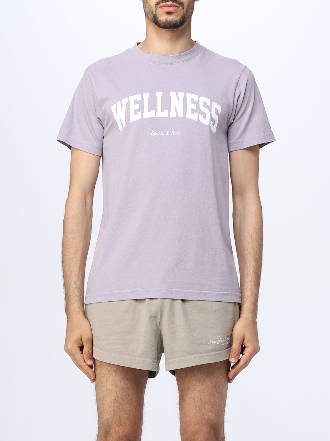 Sporty & Rich T-Shirt SPORTY & RICH Men colour Violet