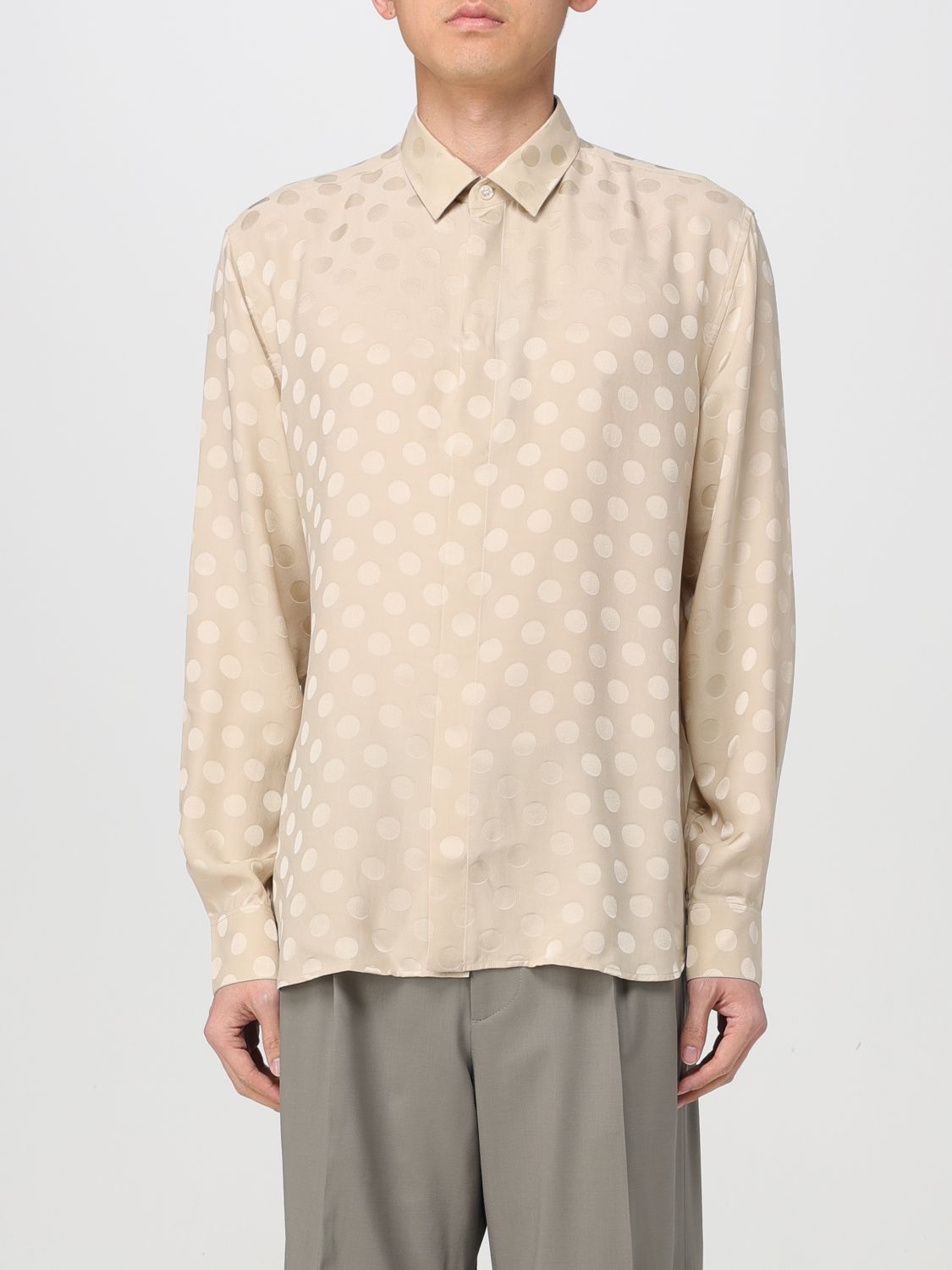 Saint Laurent Shirt SAINT LAURENT Men colour Beige