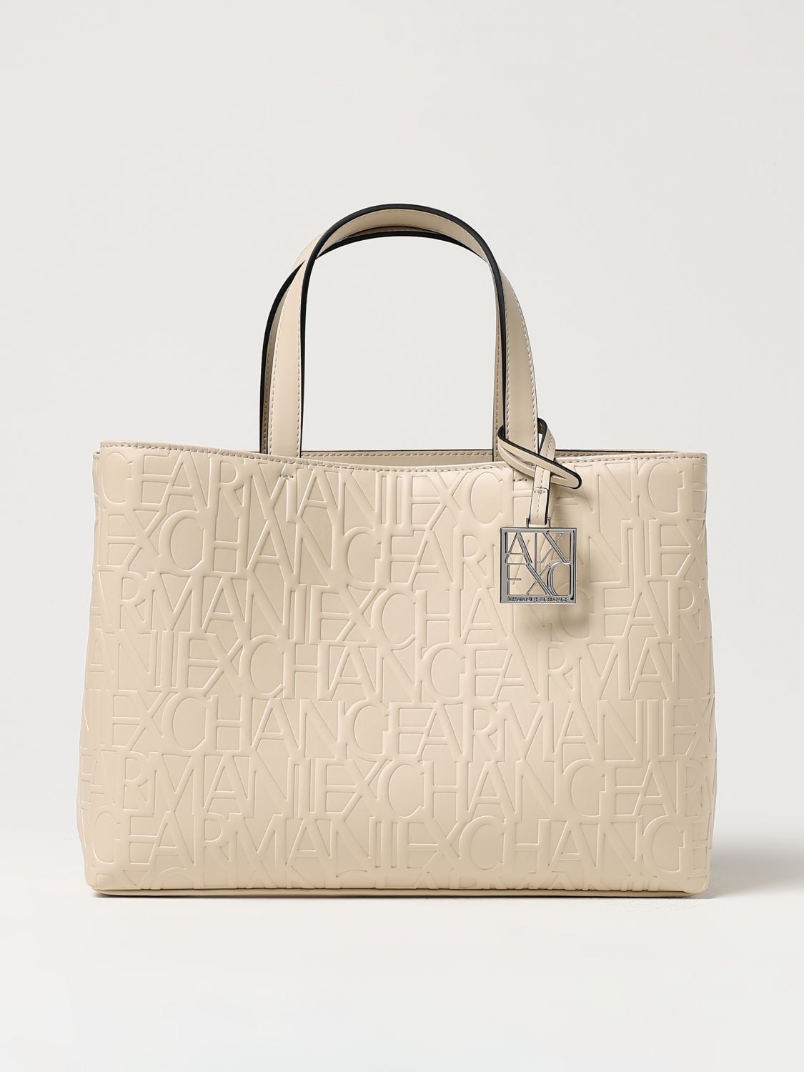 Armani Exchange Tote Bags ARMANI EXCHANGE Woman colour Beige