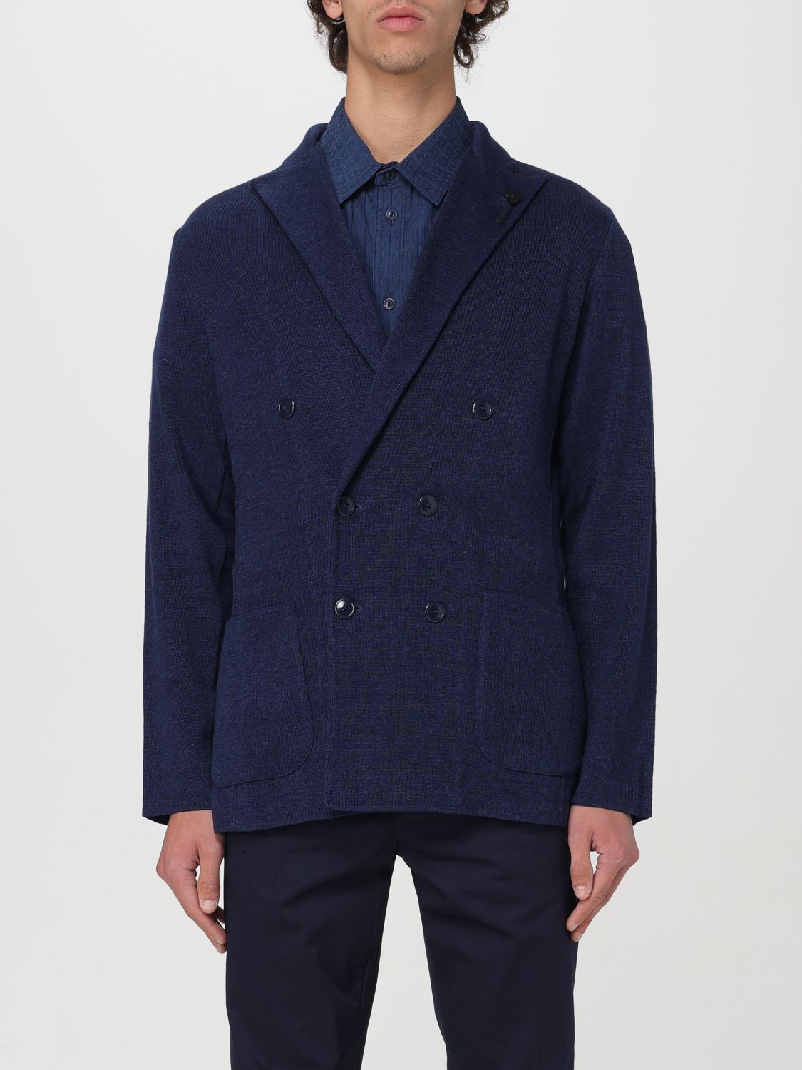 Lardini Blazer LARDINI Men colour Blue