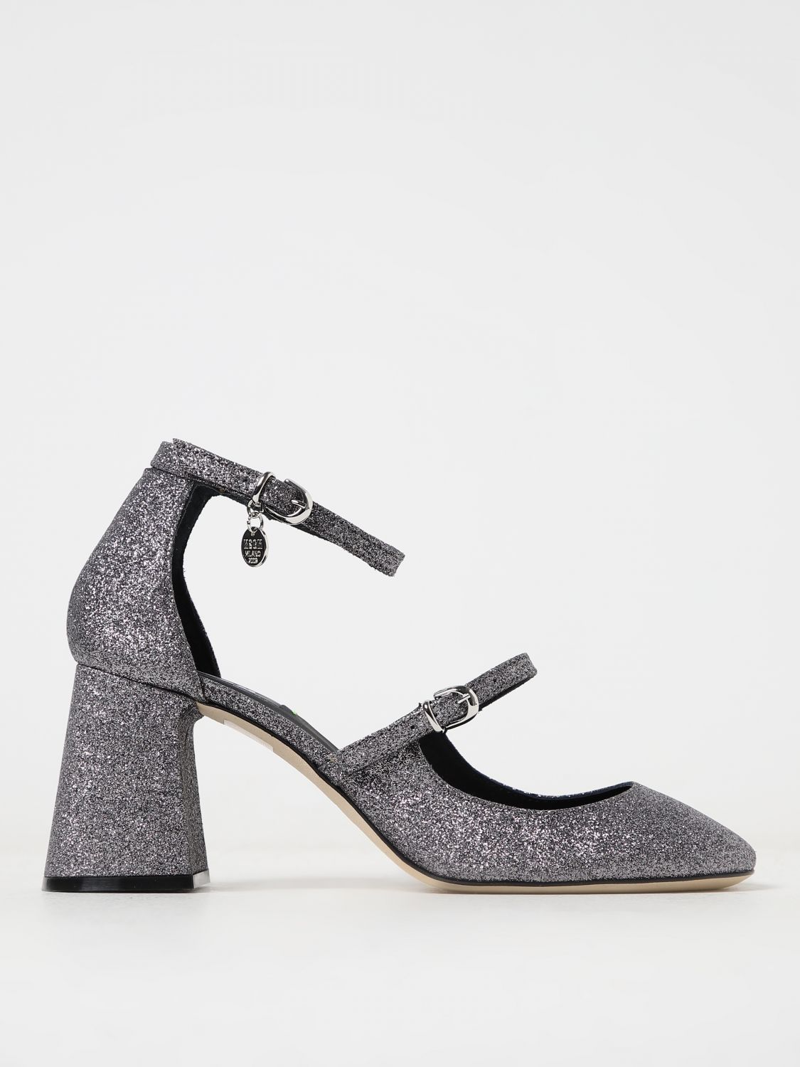 Msgm High Heel Shoes MSGM Woman colour Silver