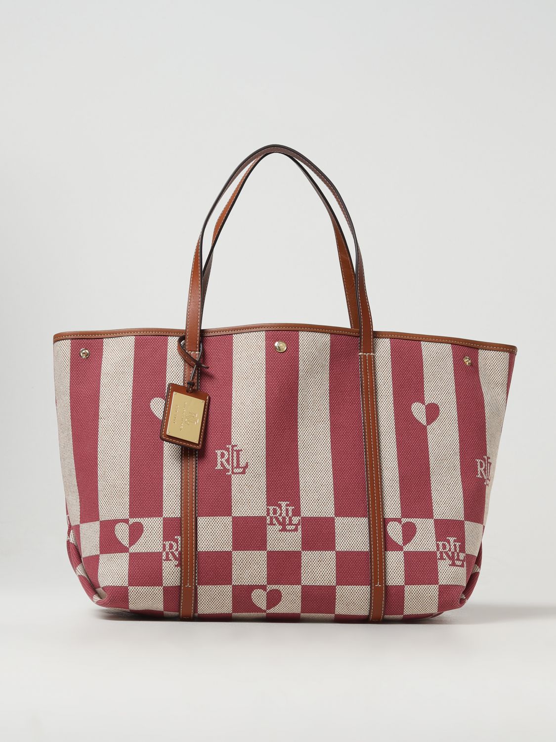 Lauren Ralph Lauren Tote Bags LAUREN RALPH LAUREN Woman colour Pink