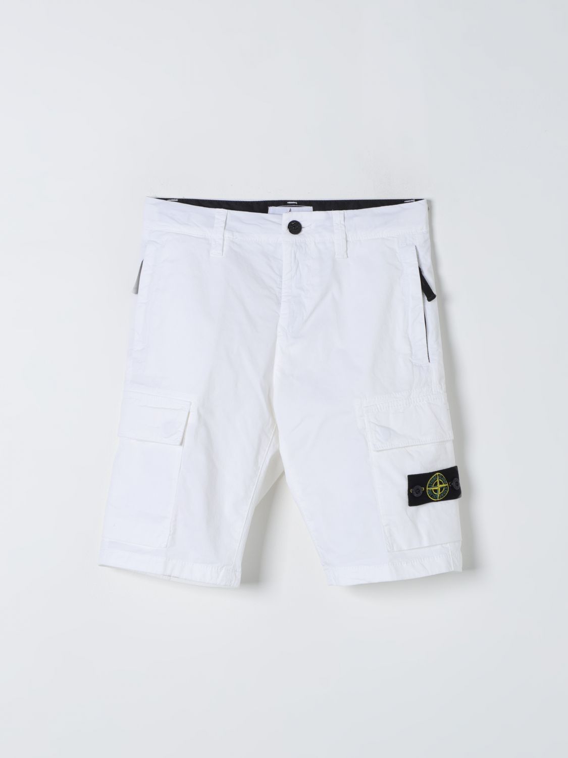 Stone Island Junior Shorts STONE ISLAND JUNIOR Kids colour White 1