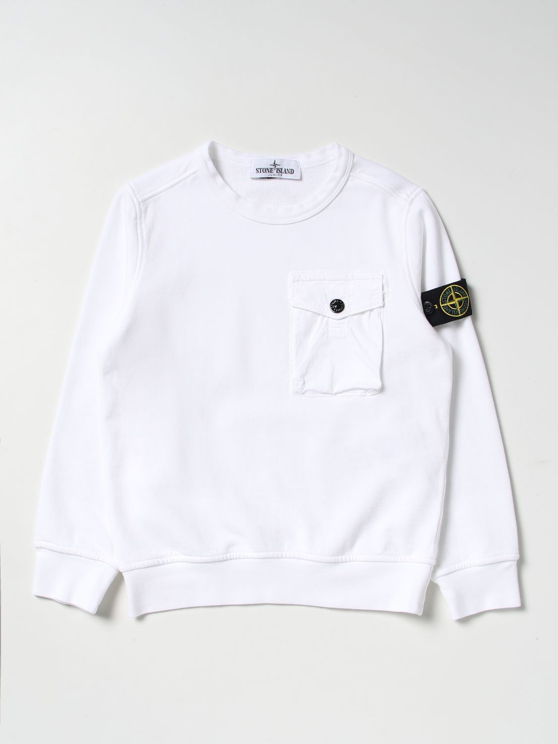 Stone Island Junior Jumper STONE ISLAND JUNIOR Kids colour White