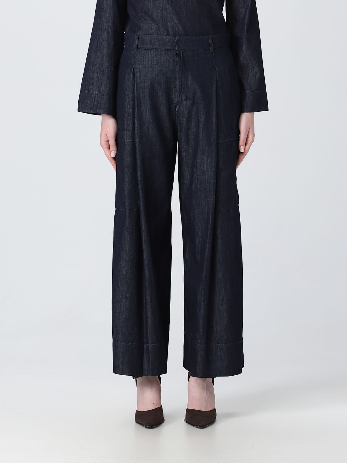  Trousers 'S MAX MARA Woman colour Blue