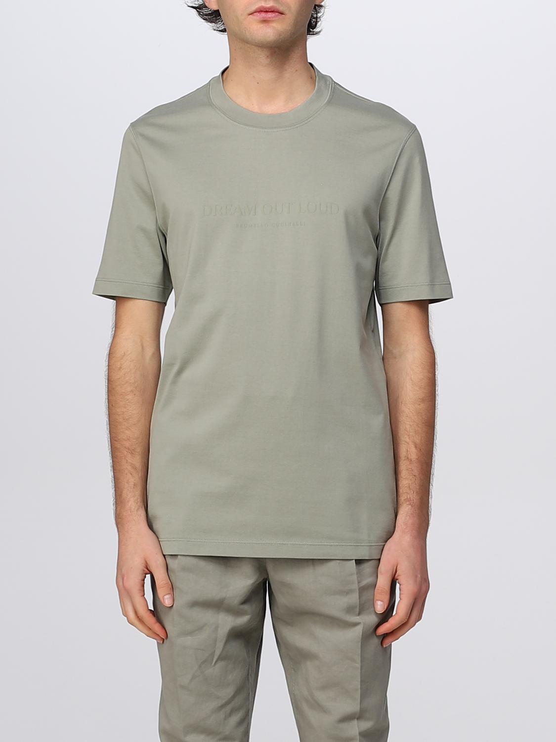 Brunello Cucinelli T-Shirt BRUNELLO CUCINELLI Men colour Green