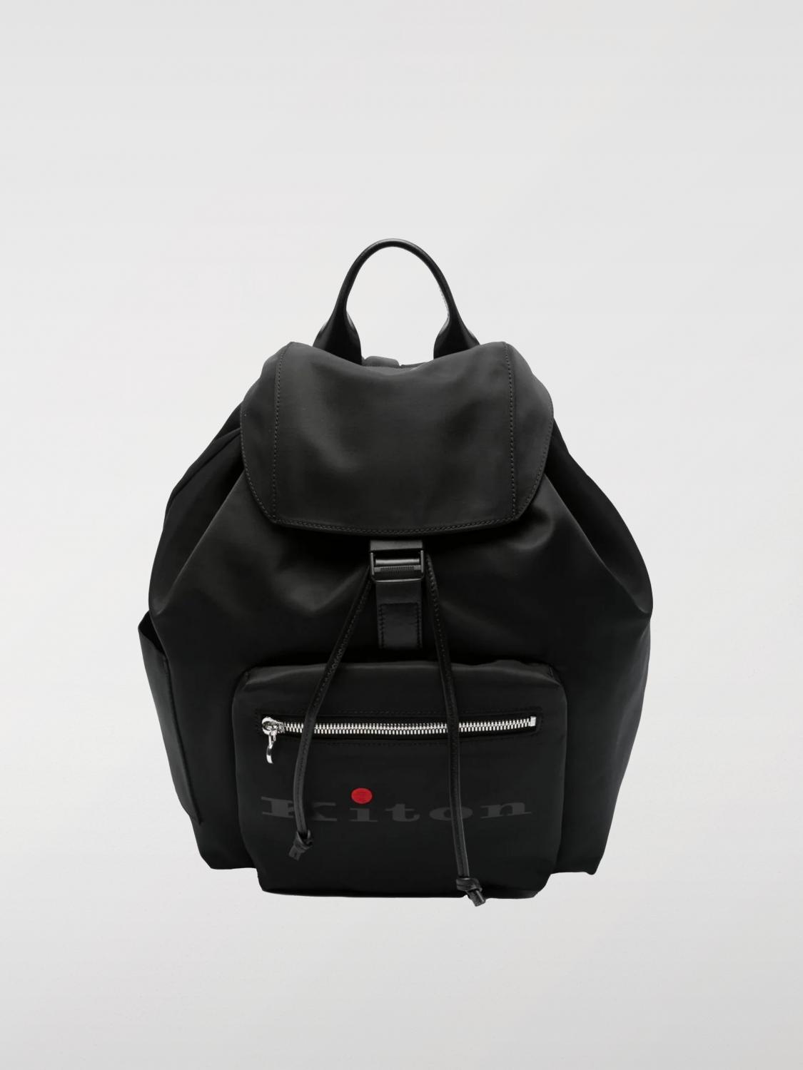 Kiton Backpack KITON Men color Black