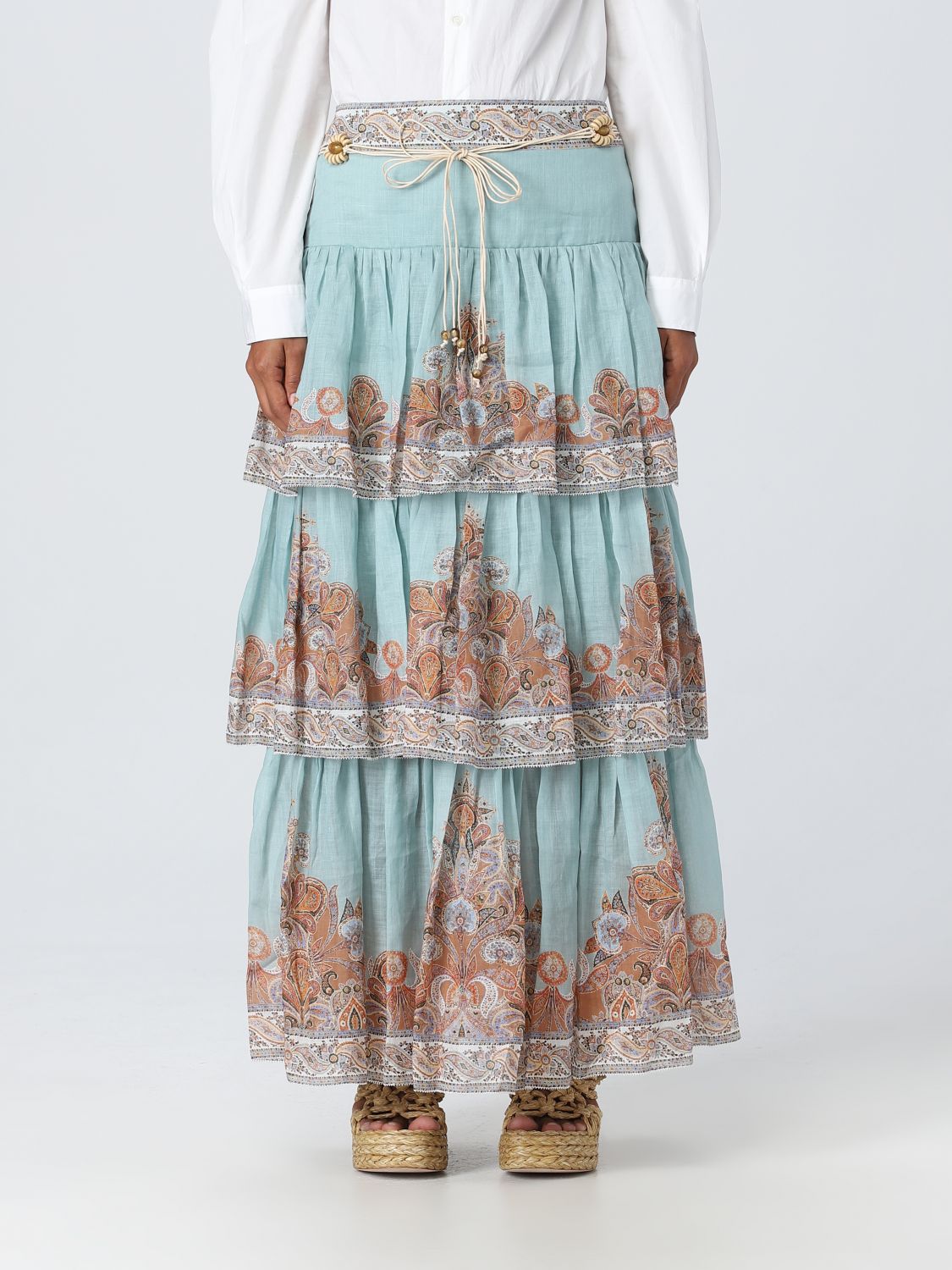 Zimmermann Skirt ZIMMERMANN Woman colour Mint