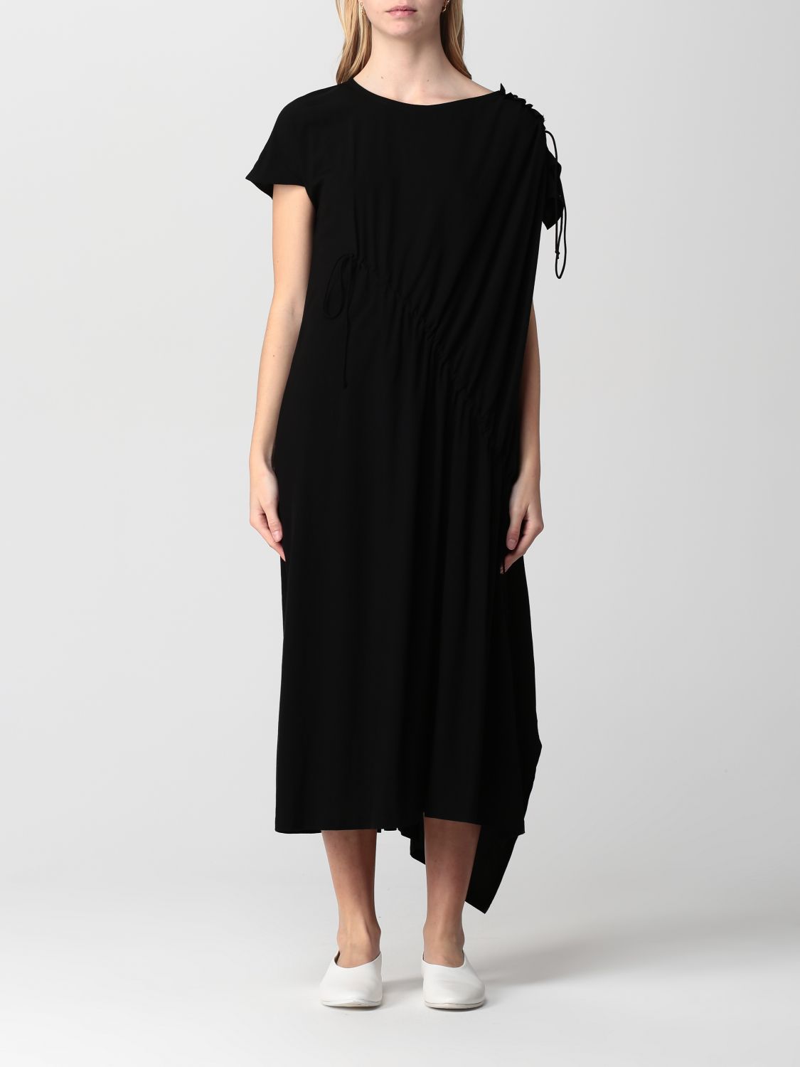 Yohji Yamamoto Dress YOHJI YAMAMOTO Woman colour Black