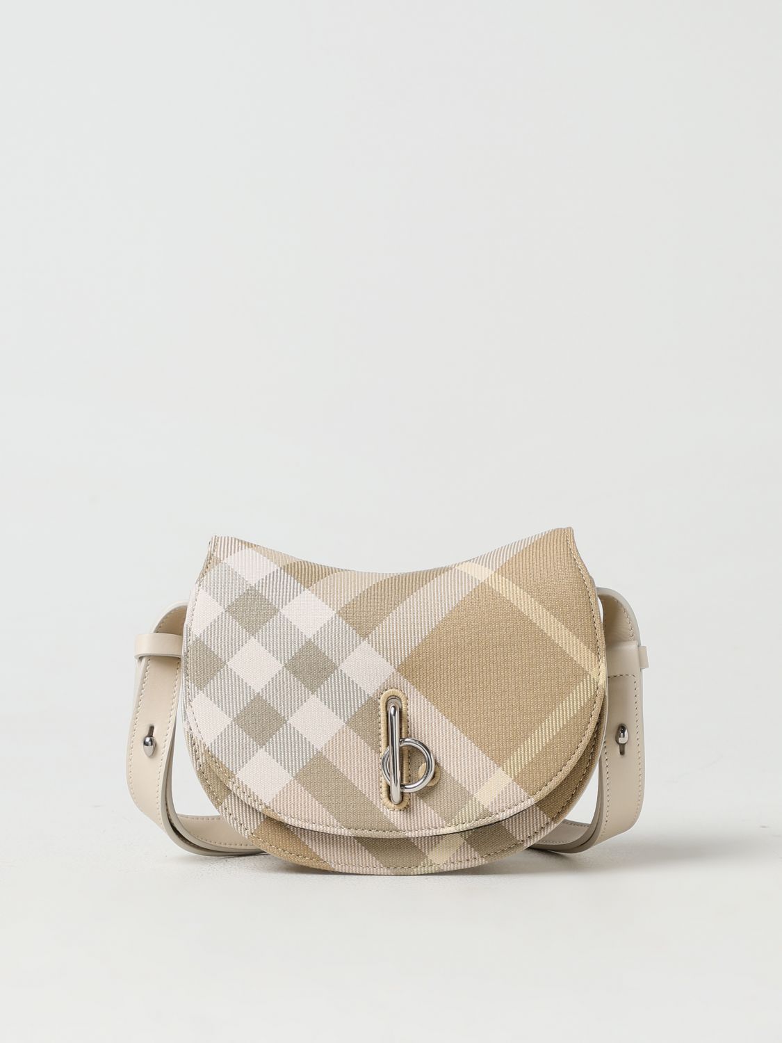 Burberry Crossbody Bags BURBERRY Woman colour Dove Grey