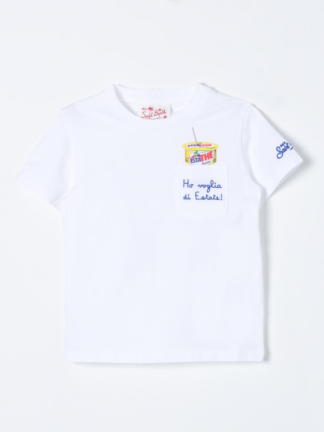 Mc2 Saint Barth T-Shirt MC2 SAINT BARTH Kids color White