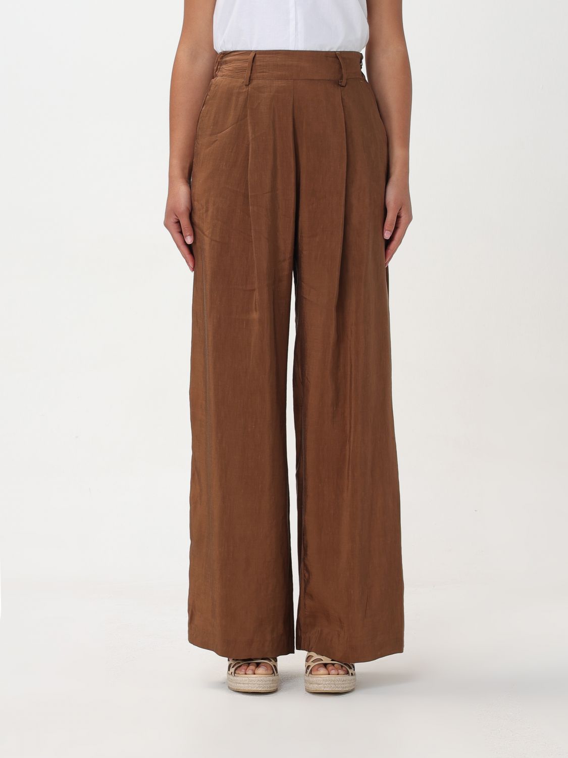 Hanita Pants HANITA Woman color Brown