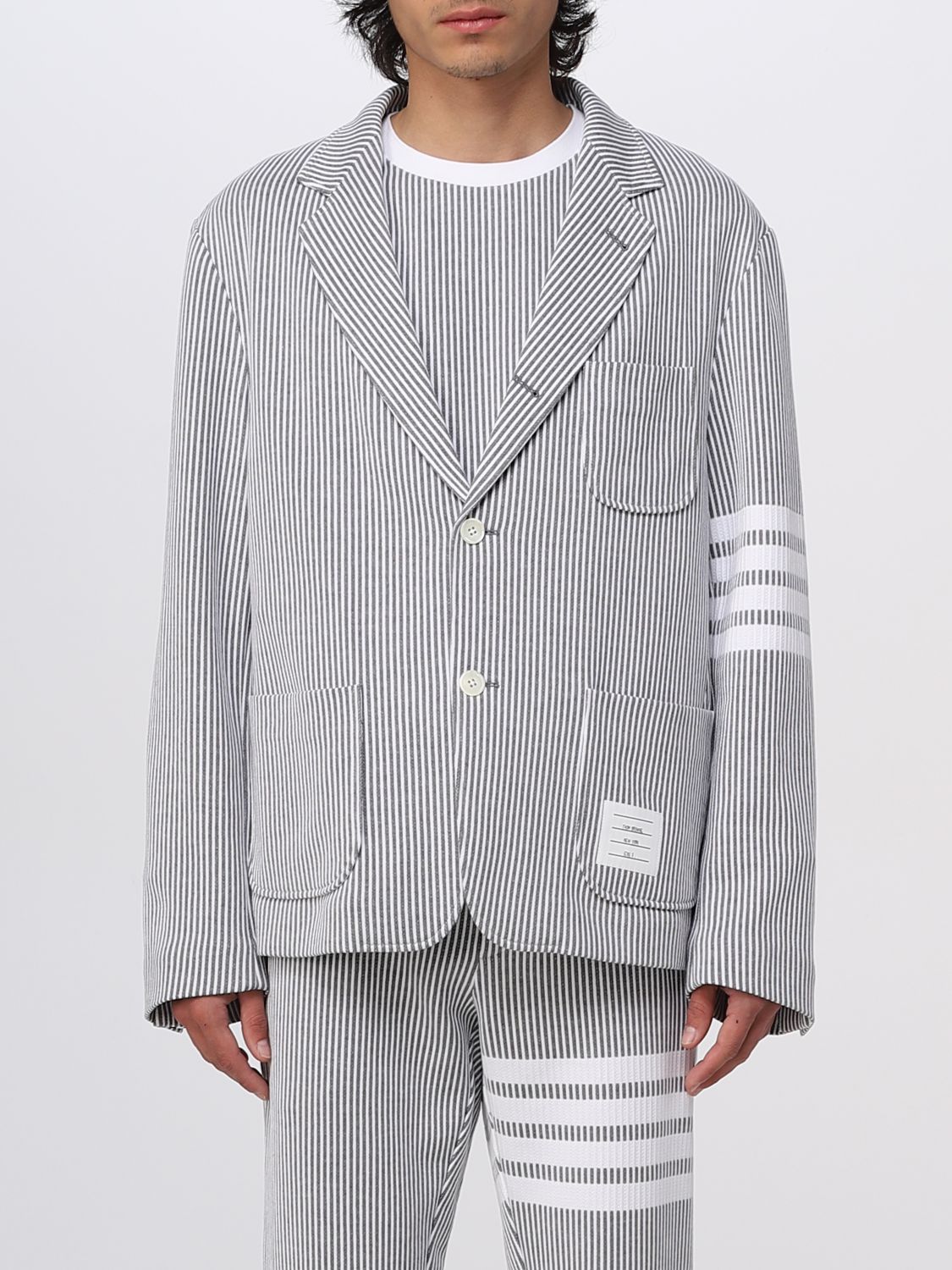 Thom Browne Jacket THOM BROWNE Men colour Grey