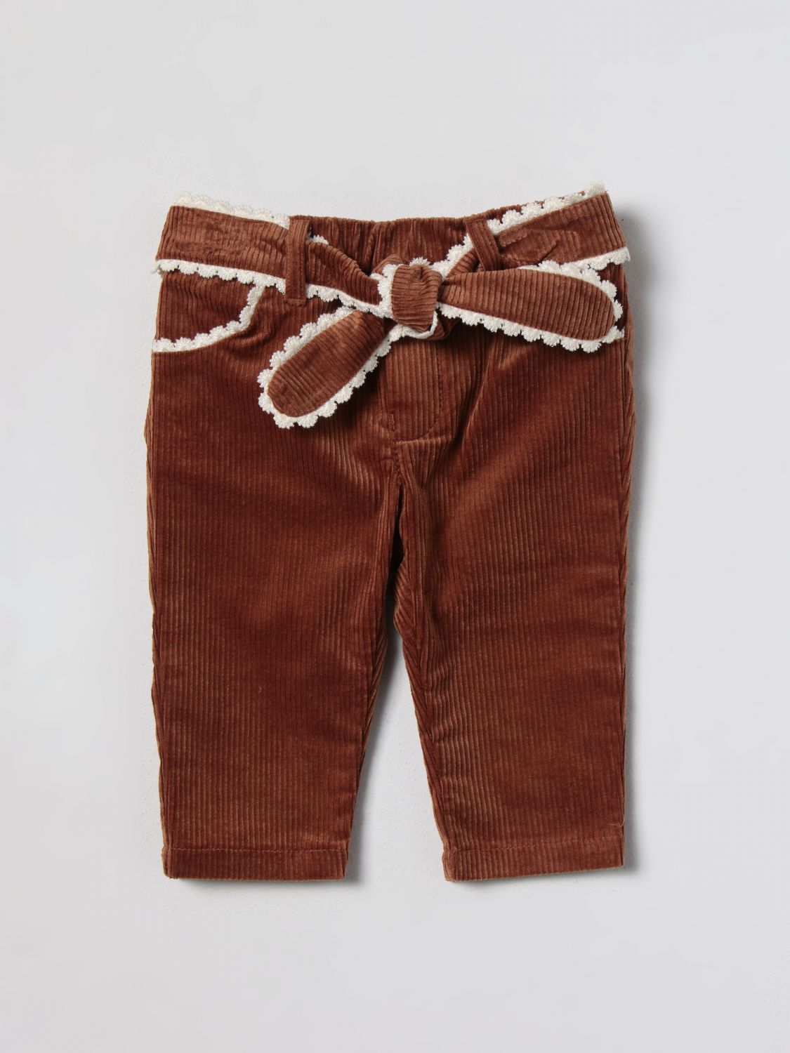 Chloé Trousers CHLOÉ Kids colour Beige