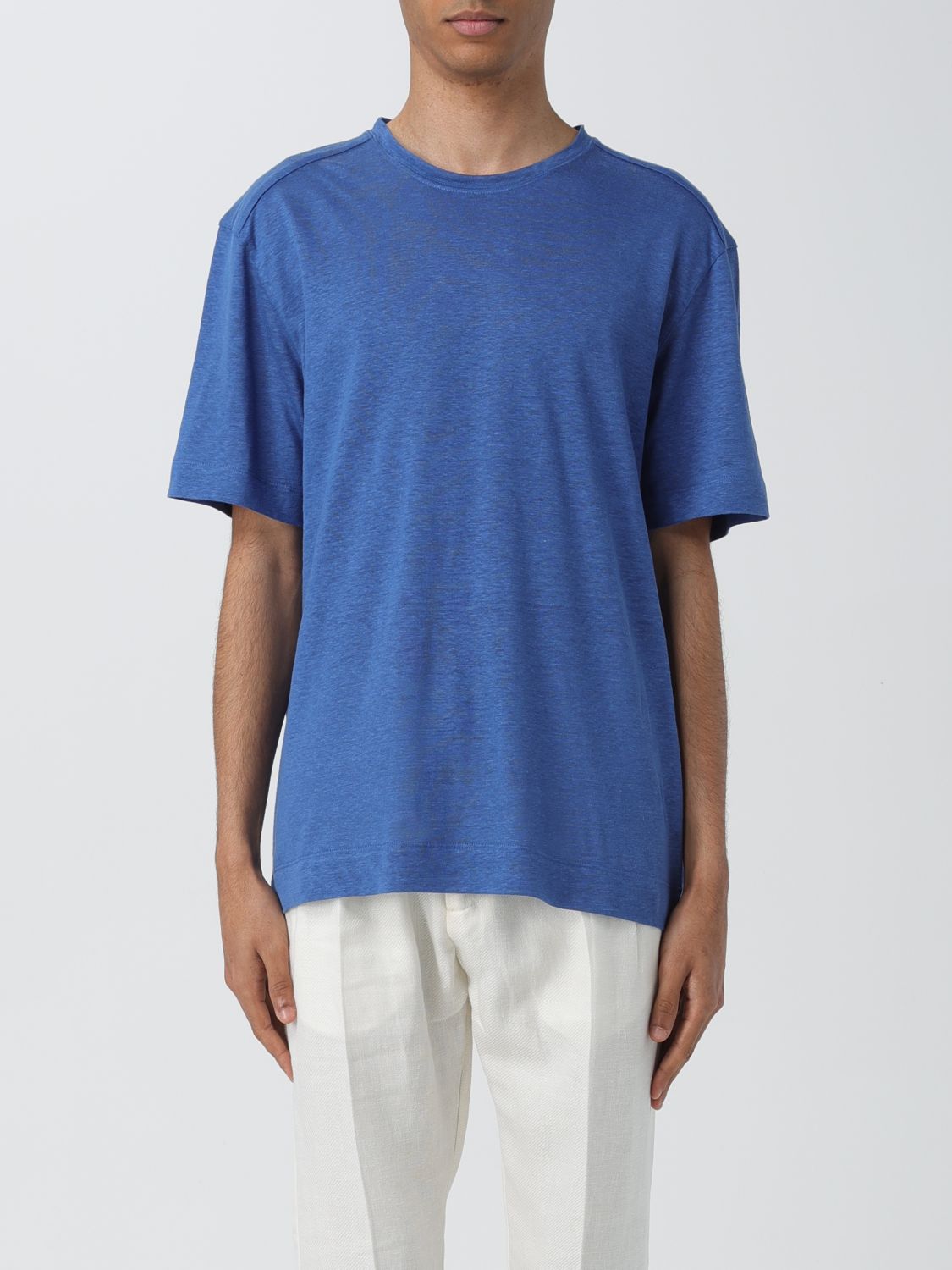 zegna T-Shirt ZEGNA Men colour Blue