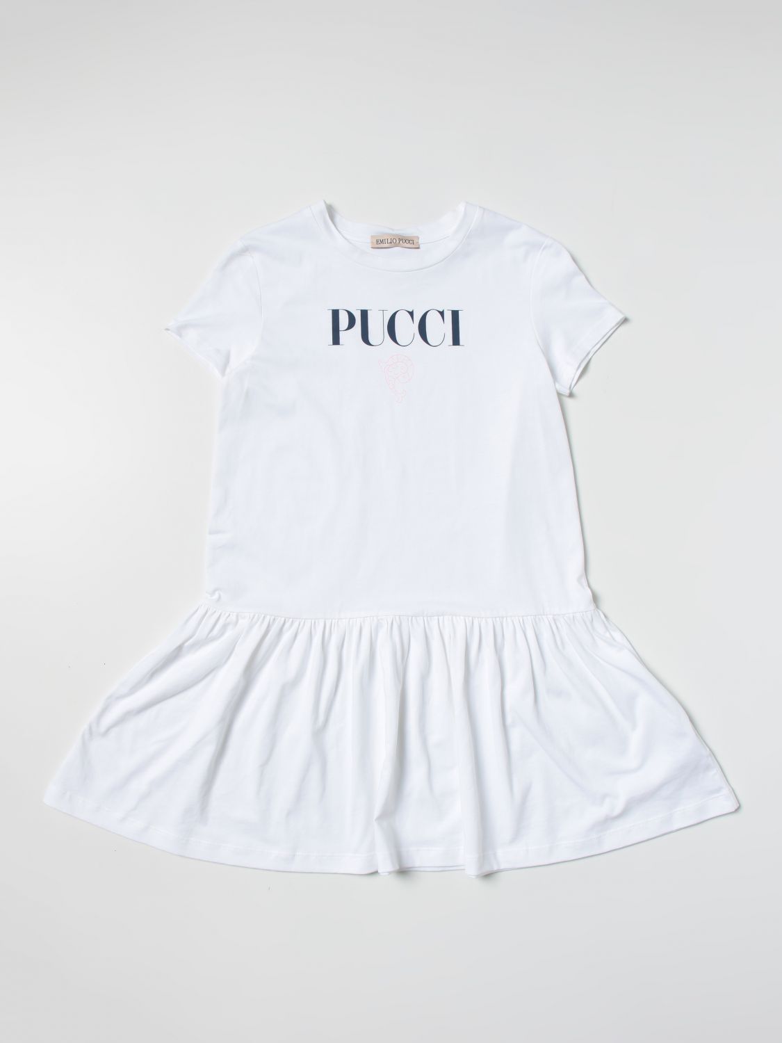 Emilio Pucci Junior Dress EMILIO PUCCI JUNIOR Kids colour White