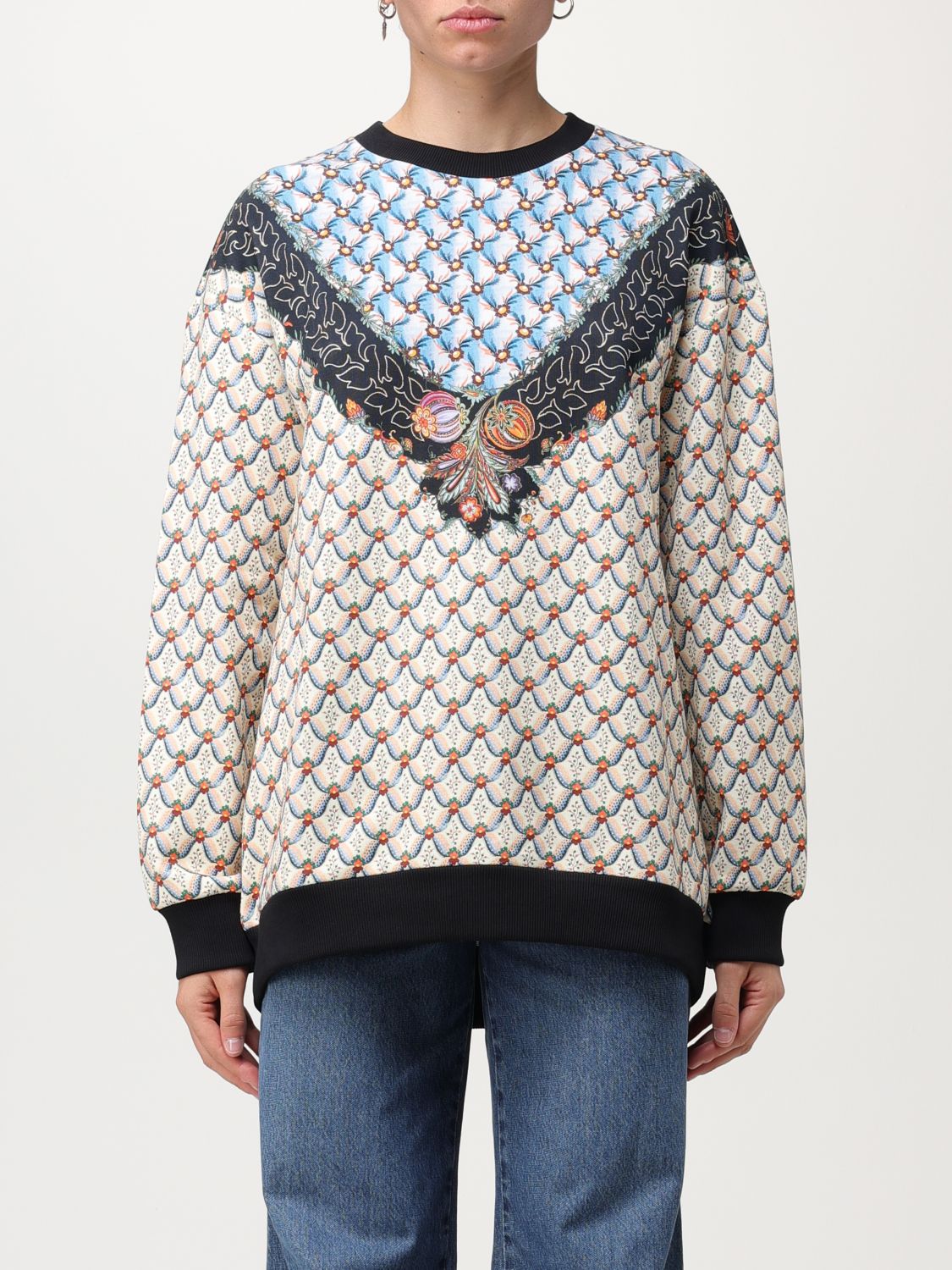 Etro Sweatshirt ETRO Woman colour Blue