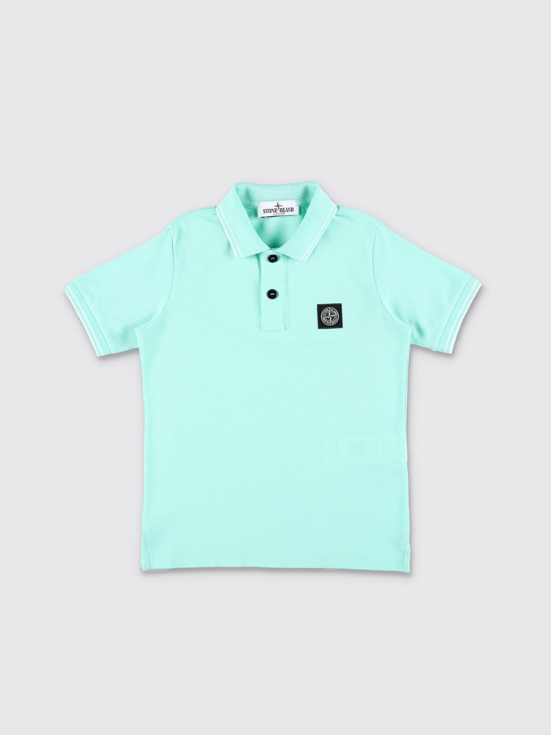 Stone Island Junior Polo Shirt STONE ISLAND JUNIOR Kids color Green