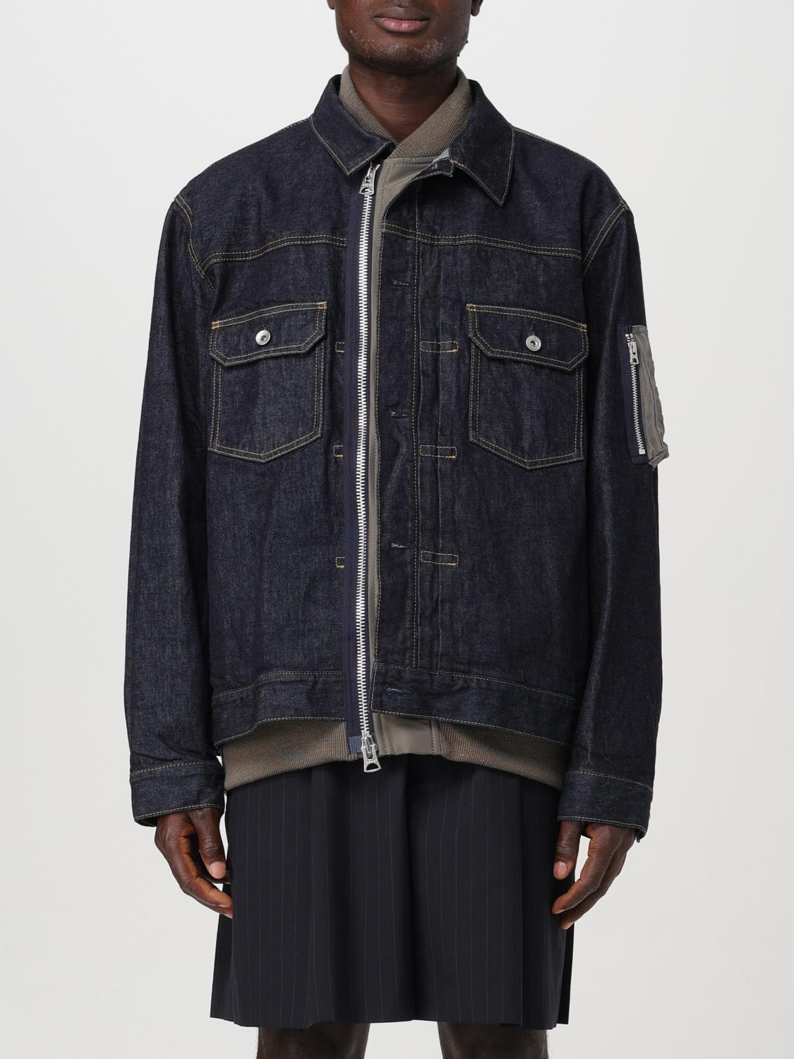 Sacai Jacket SACAI Men color Blue 1