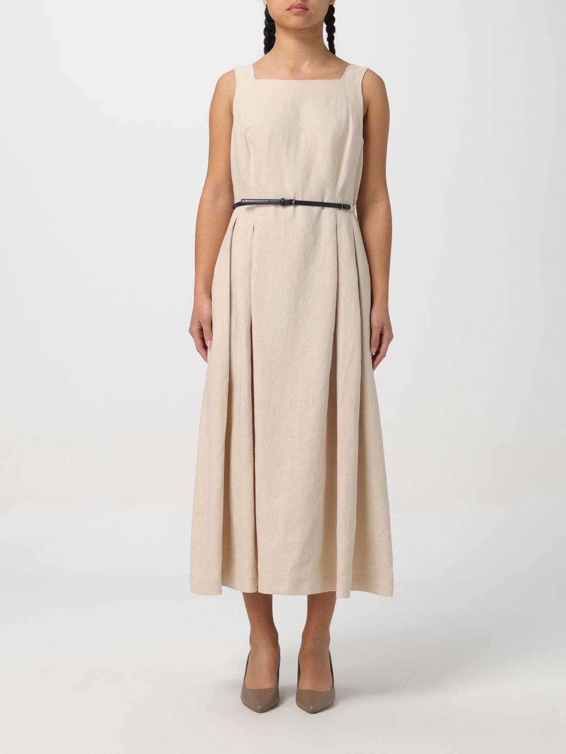  Dress 'S MAX MARA Woman colour Beige