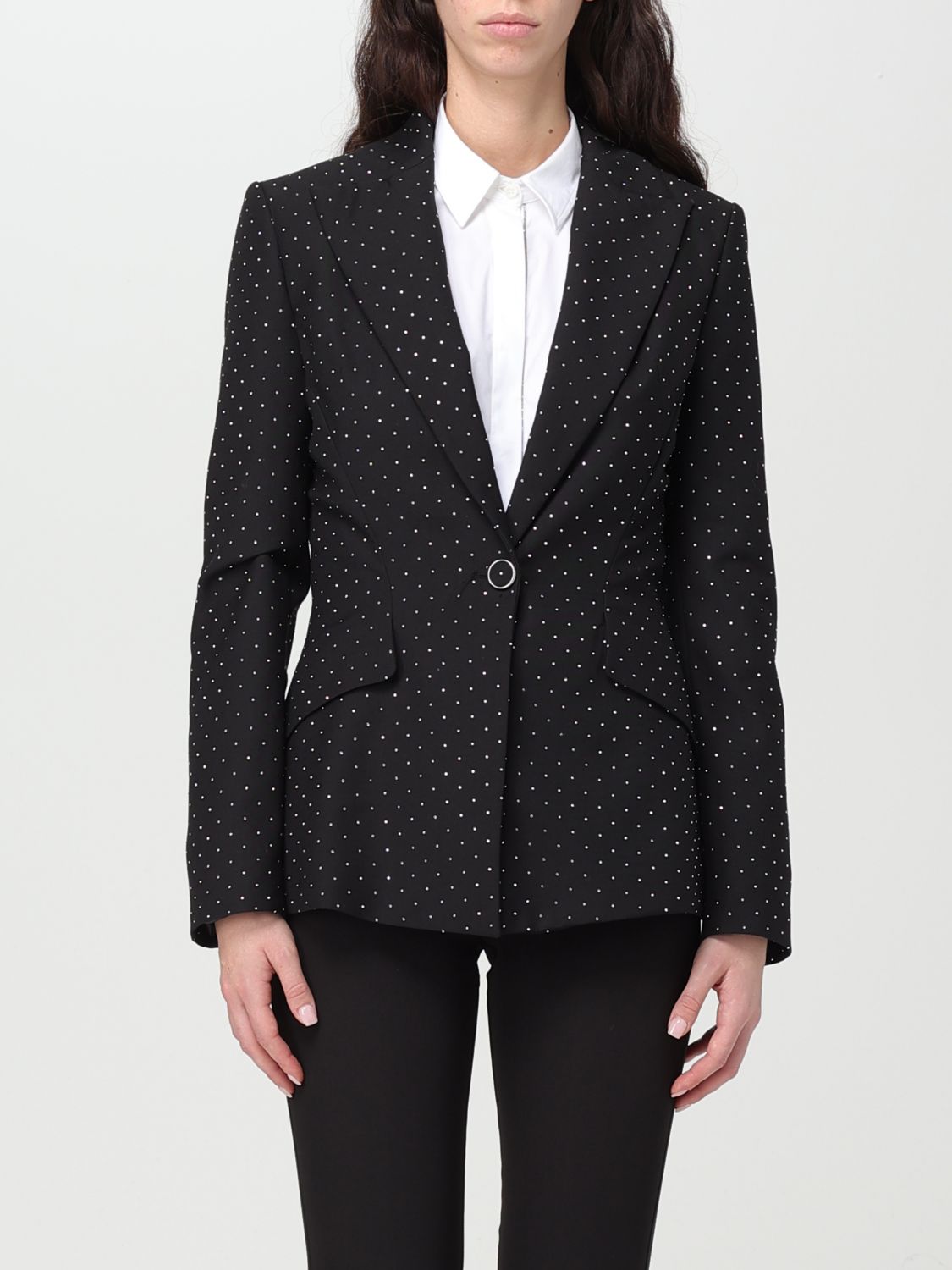 Simona Corsellini Blazer SIMONA CORSELLINI Woman colour Black