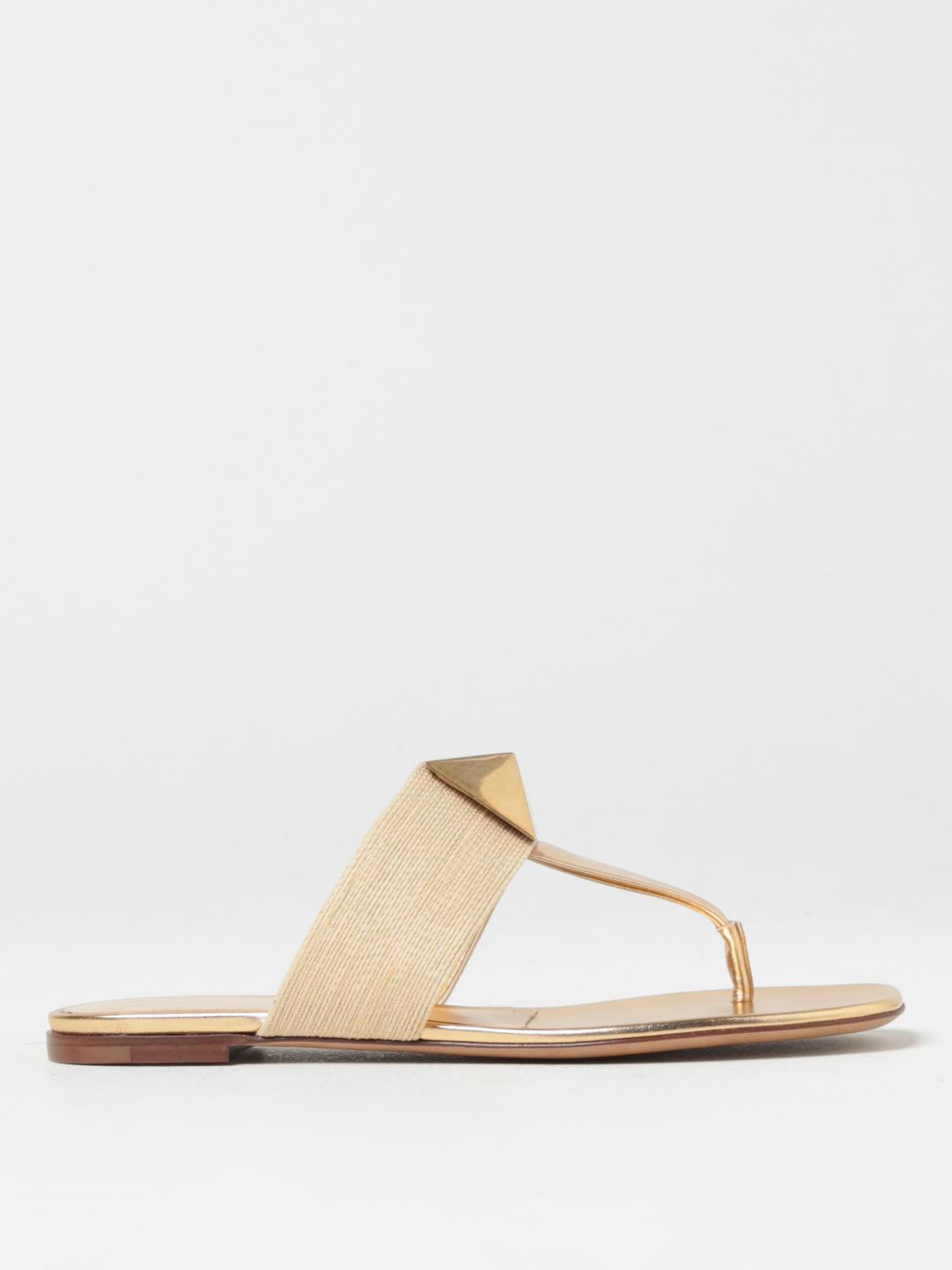 VALENTINO GARAVANI Flat Sandals VALENTINO GARAVANI Woman colour Yellow