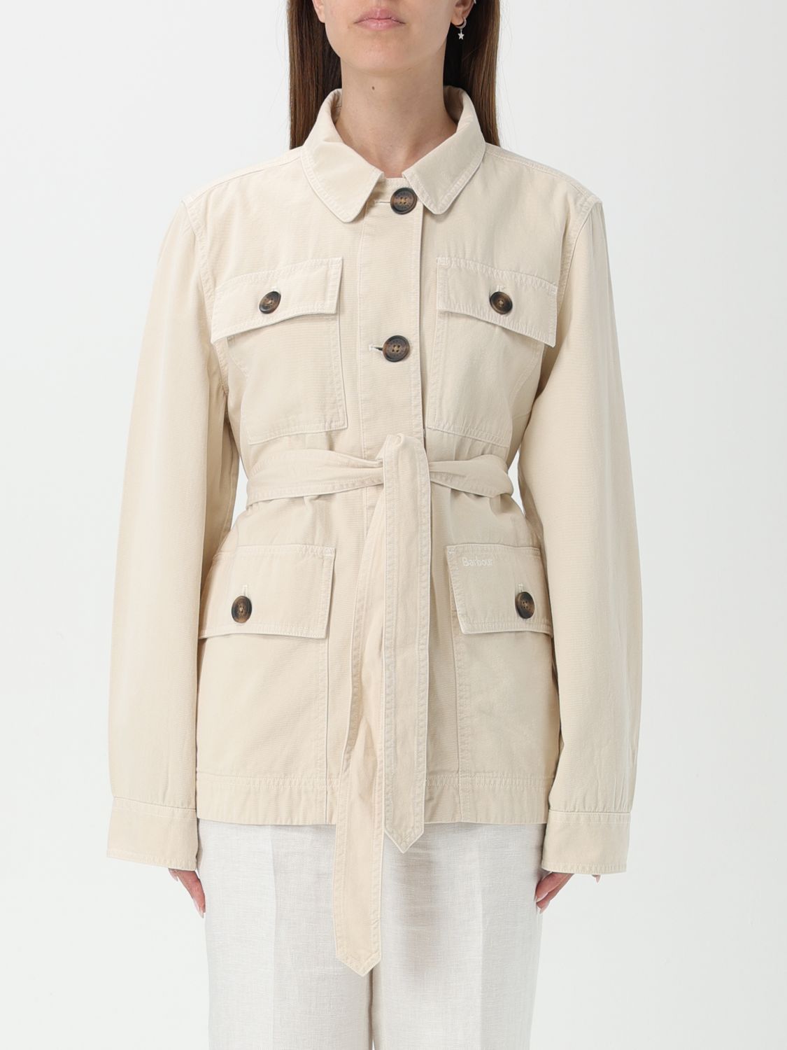 Barbour Jacket BARBOUR Woman color Yellow Cream