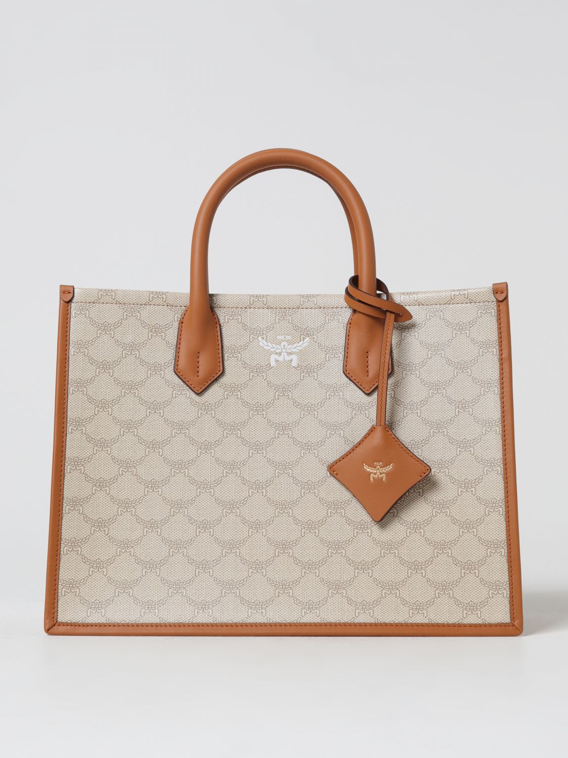 Mcm Tote Bags MCM Woman colour Beige