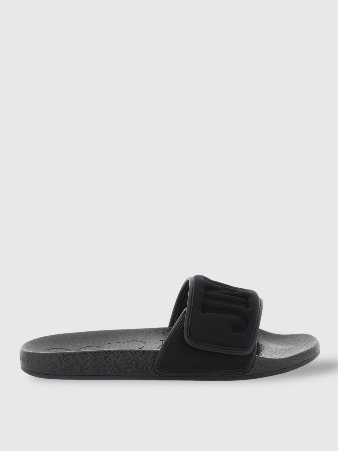 Jimmy Choo Flat Sandals JIMMY CHOO Woman color Black