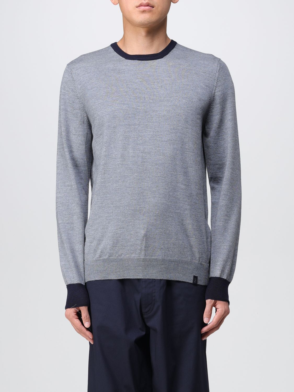 Fay Jumper FAY Men colour Silver